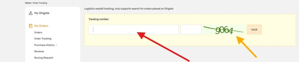  Paste the Number Into the Tracking Tool